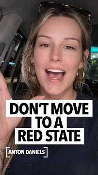 Woman says liberals need to stop moving to red states and still voting blue... they are not welcome