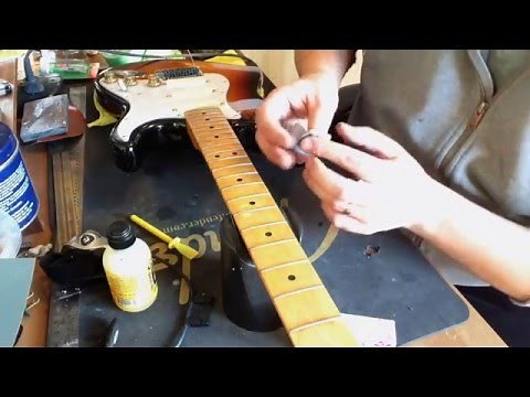 Strat Maple Fretboard Refinish - Part 2