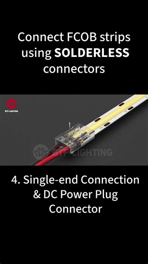 ⚙️Connect FCOB strips Using Solderless Connectors ⚙️