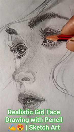 #Realistic easy pencil art 🖌️🎨