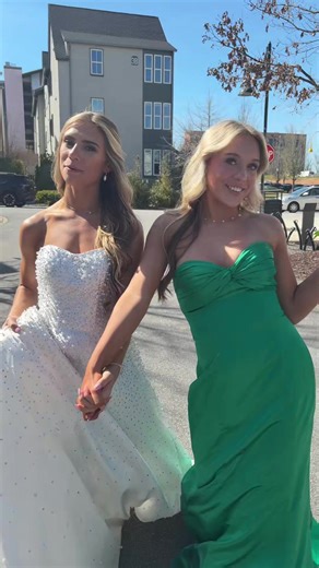 prom w my bsf#jesuslovesyou #fyp #viral #prom #dresses @Hailey 🪩❤️‍🔥 | prom dresses