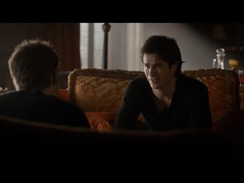TVD 4x8 - Stefan tells Damon that Elena is sired to him | Delena Scenes HD