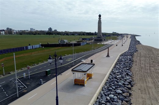 Sneak peek at fantastic new-look promenade in Southsea - pictures