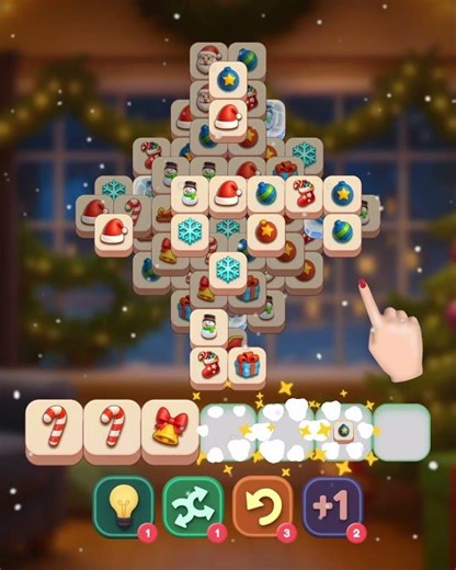 Christmas Tile Match Puzzle 🎄 Relaxing Holiday Game for Mobile