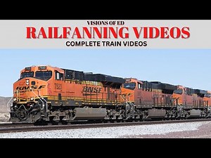Powerful BNSF Trains Hauling Freight Across Desert Landscapes