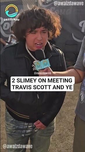 ‪@2SlimeyLiveeee‬ 2 slimey on meeting travis & ye #2slimey #undergroundrap #travisscott #ye #rap