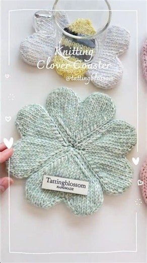 행운을 드려요🍀뜨개 네잎클로버