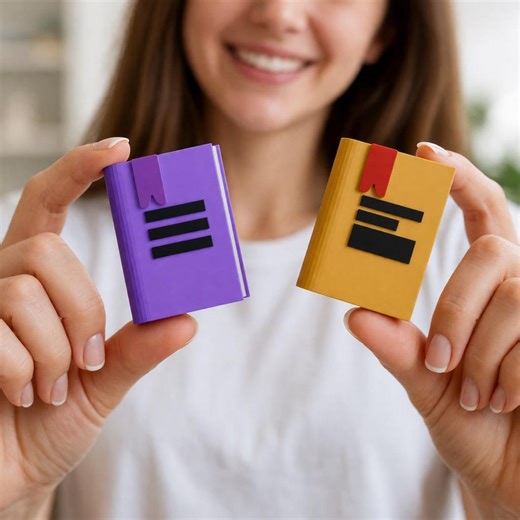 Gift Ready Book Magnets STL File – Multicolor 3D Print, AMS Compatible (digital Download) - Etsy