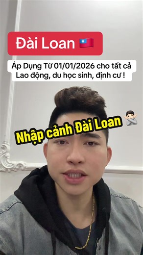 Lưu ý Nhập Cảnh Đài Loan 2026 cho Du Học Sinh