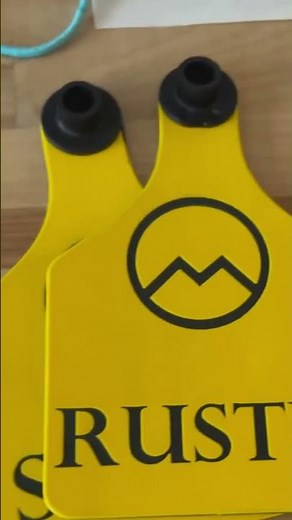 New custom eartags for our herd! #farm #cow #farming #farmlife