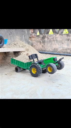 Old John Deere tractor fully loaded trolley😱💪