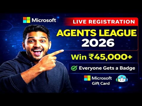 🔴 LIVE Registration: Microsoft Agents League 2026 | Step-by-Step Form Filling (Don't Miss This!)