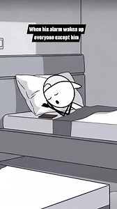 When his alarm wakes up everyone except him #funnyreels #foryoupagereels #viralreelsfacebook #fypシ #humor #funnyvideos #relatable #alarmclock #trendingreel #trendingreelsvideo | HumorAnimation0