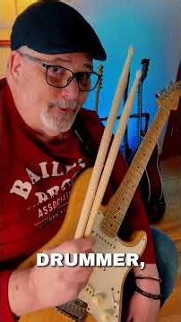 Use Drum Sticks To Improve Your Guitar Rhythm (Rhythm vs Tone Explained) #guitarrhythm #guitartips