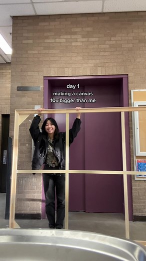 Building an 8x6 Foot Canvas: Day 1 Process and Ideas