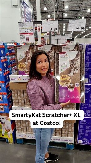 SmartyKat on Instagram: "Your cat’s favorite catnip-infused scratcher is here—now in an even bigger size! Find the SmartyKat Super Scratcher+ XL at select @Costco Southeast locations (while supplies last!). Keep claws happy and furniture safe. 🛒🐱 #SmartyKatBrand #SuperScratcherPlusXL #Costco #CostcoFinds #CatLife #CatsOfInstagram #CatLover #CatScratcher #CostcoDeals"