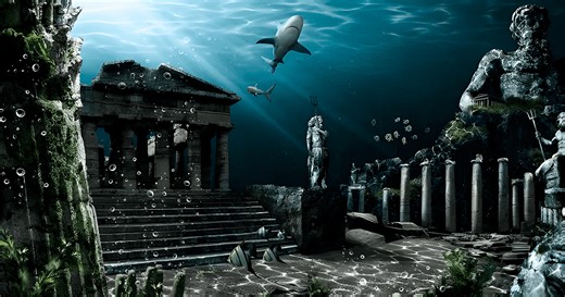 Así es la 'verdadera Atlántida', una ciudad bajo el agua que arqueólogos descubrieron en las costas de Grecia