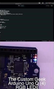 Uno Q RGB LED Control #arduino #soc #RGB #led #code #unoq #ai #arduinoproject #electronics