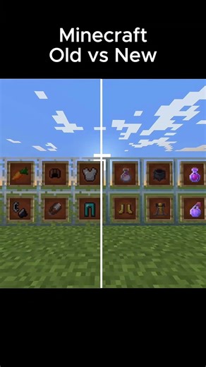 Minecraft Old vs New #minecraft #shorts