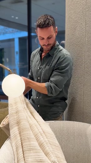 Winning Appliances on Instagram: "Winnings Flagship Showroom with Interior Designer @darrenpalmerofficial Explore the Walnut and Cream tones at our innovative Redfern showroom for the ultimate retail experience. Sink into the Mela Lounge Chair by \@‌ducksnestfurniture, or dine in style with the Neva Light chair or the Elliot Dining Table and Chairs by @‌delaespada. Experience contemporary sophistication at the Winnings Redfern Showroom today. \#winningappliances"