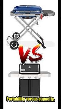 Weber Traveler Portable Gas Grill vs Weber Genesis E-315 LP Gas Grill #shorts