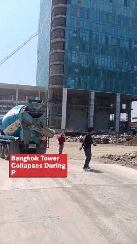 Bangkok Tower Collapses During Powerful 7.7 Magnitude Earthquake