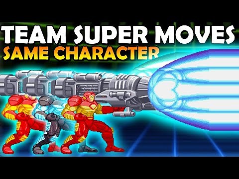 Marvel vs Capcom 2 All Triple Team Hyper Super Combo Moves Same Character - Fighting Collection