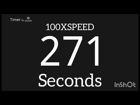 [Speed 100x/No Music]Fastest Simple Ever 1,000 Seconds timer