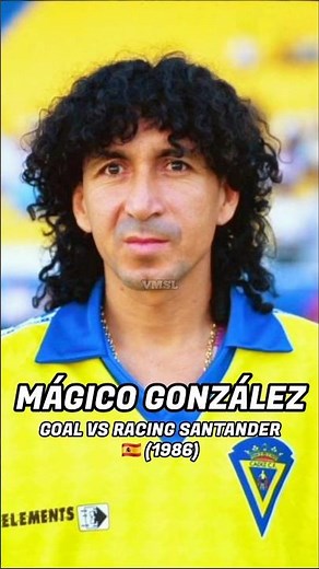 MÁGICO GONZÁLEZ 🇸🇻 – GOAL VS RACING SANTANDER 🇪🇸 (1986)