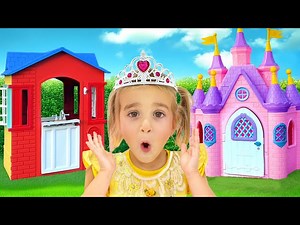 Princess House Adventure | Nicole and Sasha Play Story - Videos For Kids