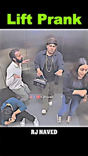 Uncle Panic Dance in Lift, Prank 😂 Don't Miss The End 🫶 Credit- Rj Naved 😚 #rjnaved #comedy #funny