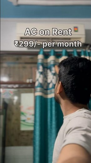 Ac on rent ₹299 per month. Do not make the mistake of buying AC in summer #unboxingboy