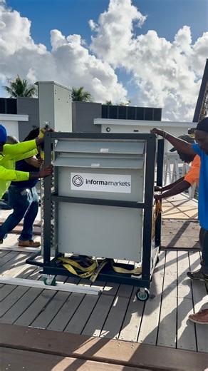Everyone say hi to Jason! 👋 How do we get power to hundreds of displays floating on the water? Our electrical team installs transformers across the docks, connecting generators on the bulkhead to every exhibitor’s display⚡️ It’s a massive operation behind the scenes and a vital step in building the world’s largest in-water boat show! ⚓️ 📆 October 29 - November 2, 2025 🔗 Buy tickets: https://bit.ly/4j4XCEv Marine Industries Association of South Florida #flibs #flibs2025 #fortlauderdale #boatsh