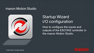 ESCON2 Startup Wizard I/O configuration
