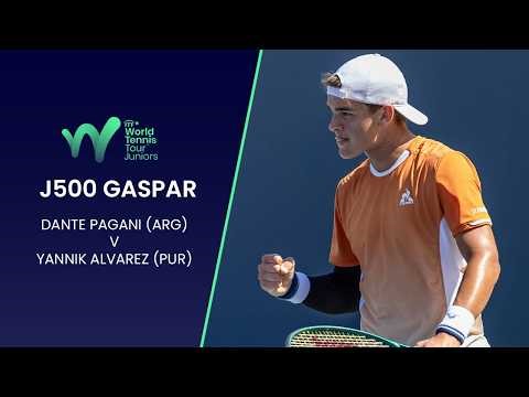 J500 Gaspar | Dante Pagani (ARG) v Yannik Alvarez (PUR) | Highlights | ITF Juniors