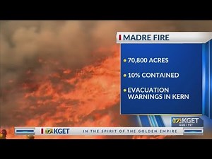 Massive Madre Fire grows to 70,800 acres in San Luis Obispo County