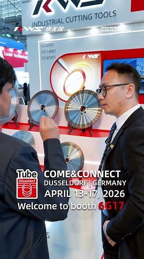 KWS @ Tube 2026 📍 6G17Let’s connect.#sawblade #metalcutting #coldsaw #tube2026 #industrialtools