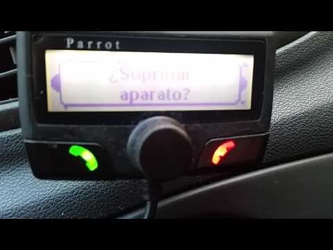 Como borrar la memoria de un parrot