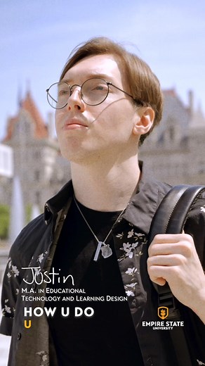 Want a reputable, affordable online grad program? You’re in the right place. See why Justin and others chose SUNY Empire. | Empire State University