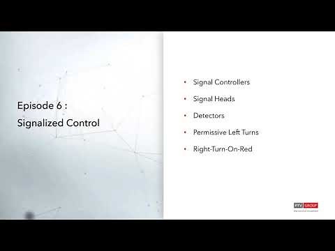 Getting to Know PTV Vissim - Episode 6 : Signalized Control
