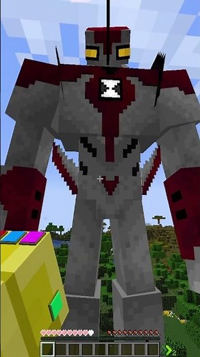 I AM INEVITABLE..!! #minecraft #thanos #ben10 #alienx