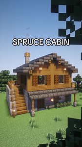 Build a Cozy Spruce Cabin in Minecraft