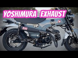 Dax 125 Yoshimura Cyclone Exhaust Install