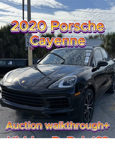 Bidding on a hidden damage Porsche Cayenne at auction? Carvana buys it??