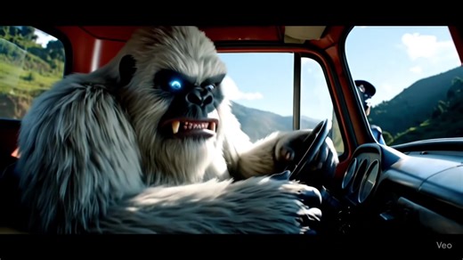 Yeti Drives Without a License in Bhutan