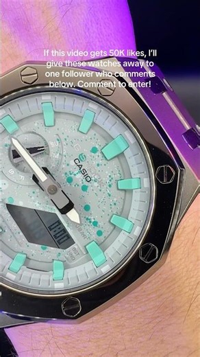 Unboxing New Tiffany watch Casio G-SHOCK 2100 #gshock #luxury #vip #watch #luxurywatches