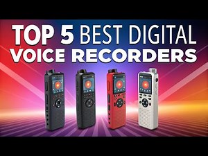 🎤 Top 5 Best Digital Voice Recorders in 2025 (Crystal Clear Audio!)