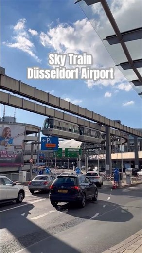 Düsseldorf Airport Sky Train #shorts #skytrain #4k #hdr #video #europa #germany #travel #2026