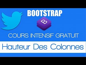 Bootstrap Tutoriel Complet: Systeme De Grille -5: La Hauteur Des Colonnes -2018 #20