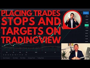 Placing Trades, Stops and Targets on TradingView! 👍 .